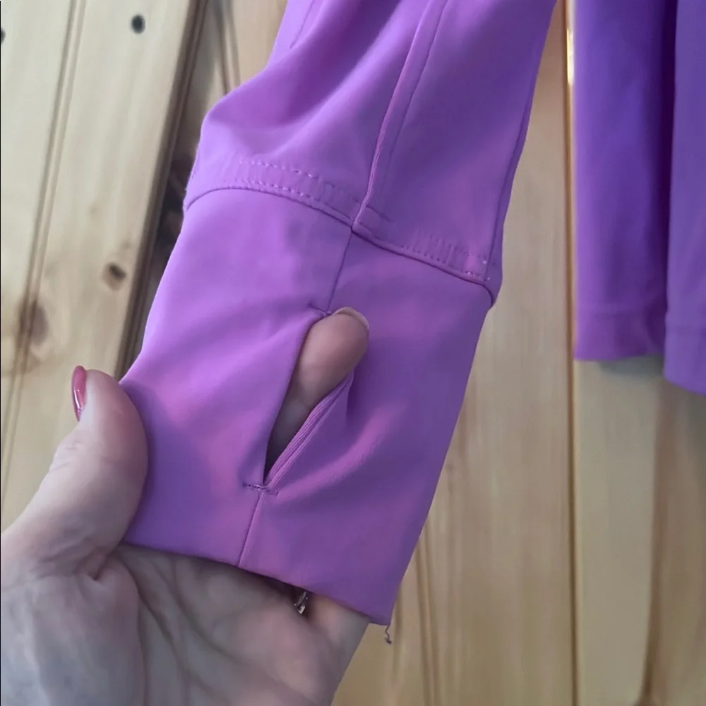 Purple Full-Zip athletic Jacket - Picture 4 of 6